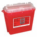 Sharps Container 1-1/4 gal Rotor Lid
