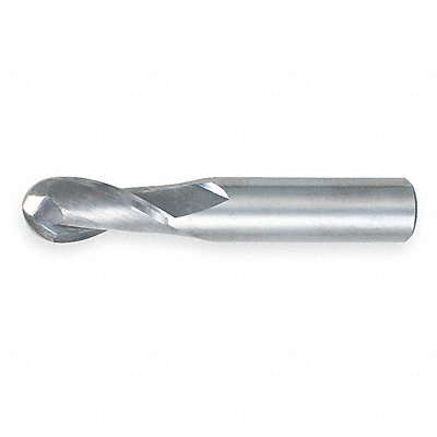 Ball End Mill Single End 1/8 Carbide