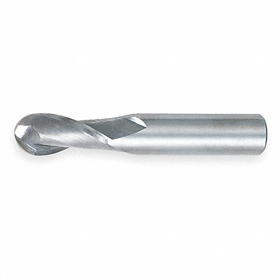 Ball End Mill Single End 3/16 Carbide