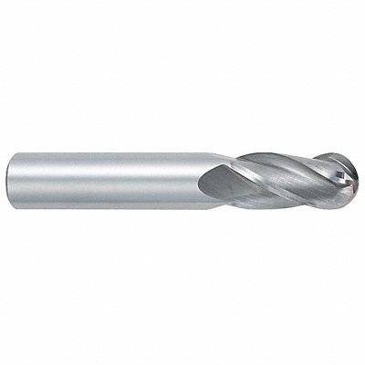 Ball End Mill Single End 7/64 Carbide