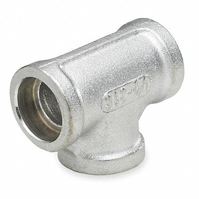 Tee 316 SS 2 1/2 in Pipe Size Socket