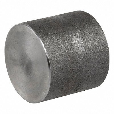 Round Cap 316L SS 2 1/2 in Female NPT