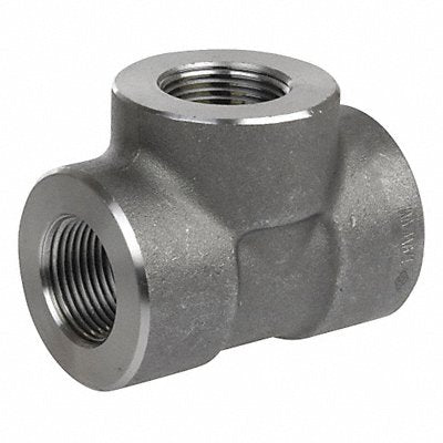 Tee 316 SS 1/8 in Pipe Size Female NPT