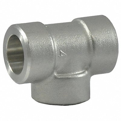 Tee 304 SS 1/2 in Pipe Size Class 3000