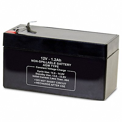 Battery 12VDC 1.2Ah 0.187 Faston