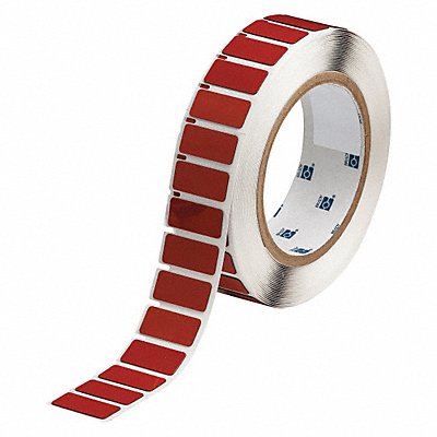 Raised Panel Label Red 1 in W