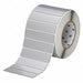 Label Silver Glossy Polyester 4 in W