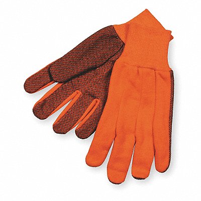 Jersey Gloves 9-1/4 S Hi-Vis Orange PR