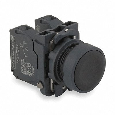 H7079 Non-Illum Push Button 22mm 1NO/1NC Black