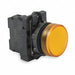 Pilot Light LED Yellow 22mm 24VAC/DC