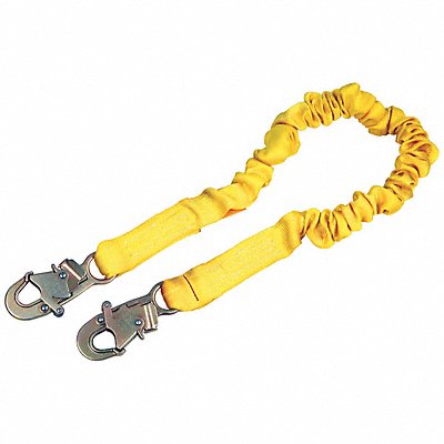 Shock-Absorbing Lanyard Yellow