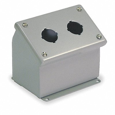 Pushbutton Enclosure 30mm 3.50 in H SS