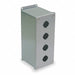 Pushbutton Enclosure 22mm 4 Holes Steel