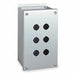 Pushbutton Enclosure 22mm 6 Holes Steel