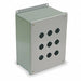 Pushbutton Enclosure 22mm 9 Holes Steel