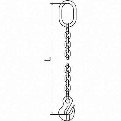 Chain Sling G120 SOG Alloy Steel 10 ft L