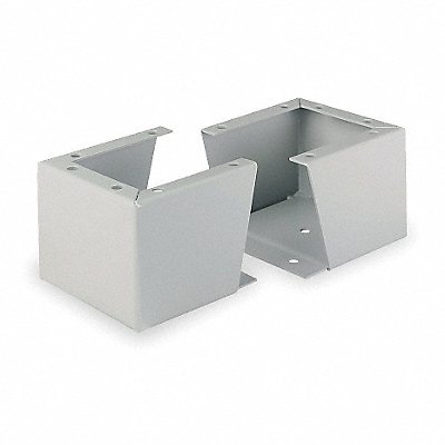 Enclosure Stand Gray 12 In H x 8 In D