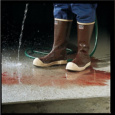 E1728 Rubber Boot Men s 10 Mid-Calf Brown PR