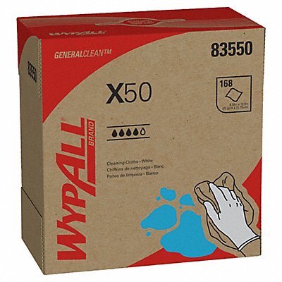 Dry Wipe 8 1/4 x 12-1/2 White PK10