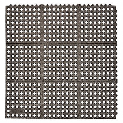 Interlock Drainage Mat Black 3 ft.x3 ft.