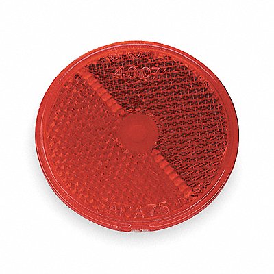 Reflector Round Red 2-1/2 L