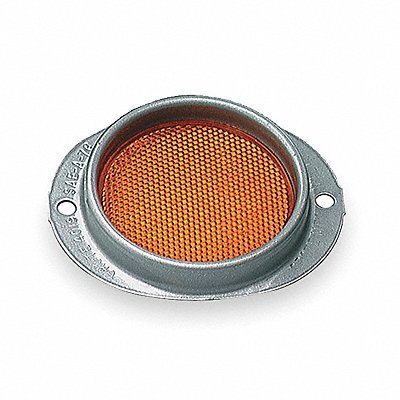 Reflector Round Yellow 4-11/16 L