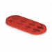 Reflector Oval Red 4-3/8 L