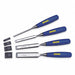 Wood Chisel Set 4 PC 1/4 To 1 In Tip