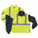 Hooded Jacket Insulated Lime/Black 4XL