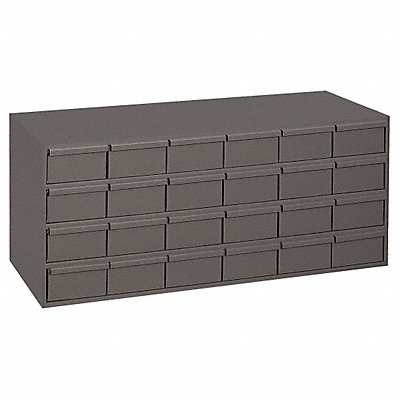 Bin Cab 24GrayDrwr Gry 17 H GrayDrwr