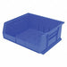 F8696 Hang and Stack Bin Blue Plastic 7 in