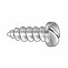 Scrw Sz #8 Zinc 3/8 L PK100