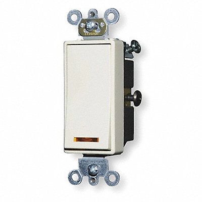 Illuminated Wall Switch Ivory 3-Way