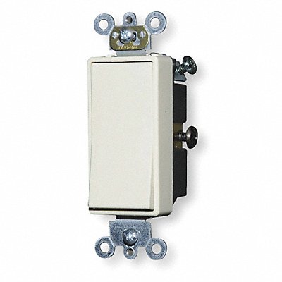 Wall Switch Ivory 15 A 3-Way 2 hp