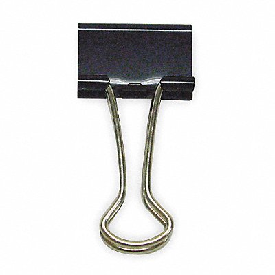 Binder Clip 2 In Metal Black PK12