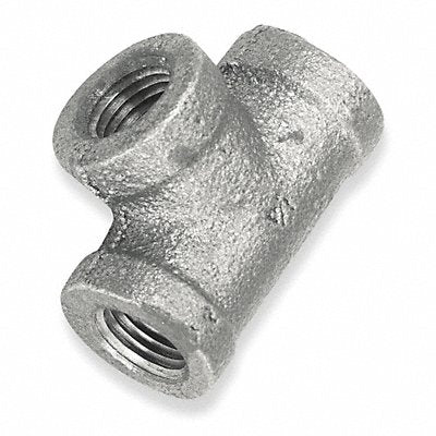 Tee Malleable Iron 2 1/2 x 2 1/2 x 1 in
