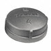 Round Cap Malleable Iron 4 in FNPT