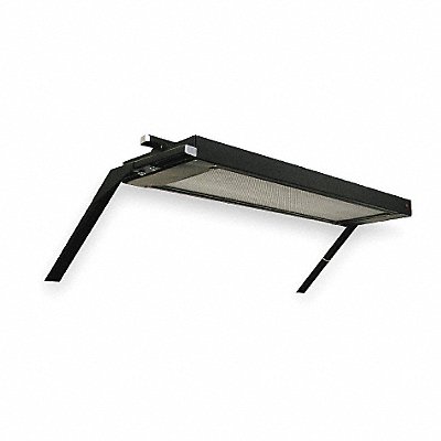 Overhead Light/Frame 72Wx24Dx24 H Black