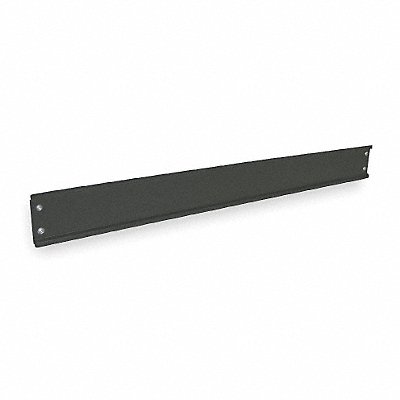 Bin Rail 72 W x 1/1/2002 D x 5 H Black