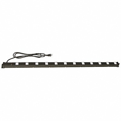 Power Strip 49W x 1-1/2D x 1-1/2 H Black