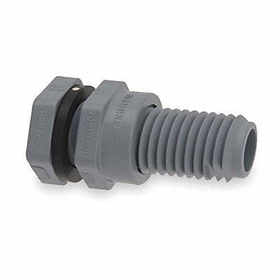 Bulkhead Tank Fitting FKM 8 L CPVC