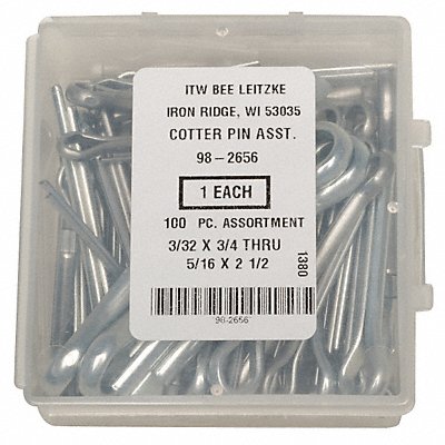 Pin Assortment 100 pcs 14 Sizes