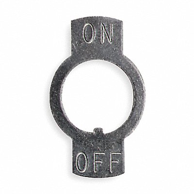 Toggle Switch Legend Plate On/Off PK25