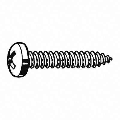 Metal Screw Pan #6 1/4 In L PK100