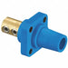 Recpt Blue Female Double Set Screw 400 A