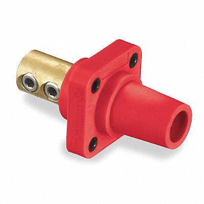 Recpt Red Female Double Set Screw 400 A