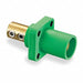 Recpt Green Male Double Set Screw 400 A