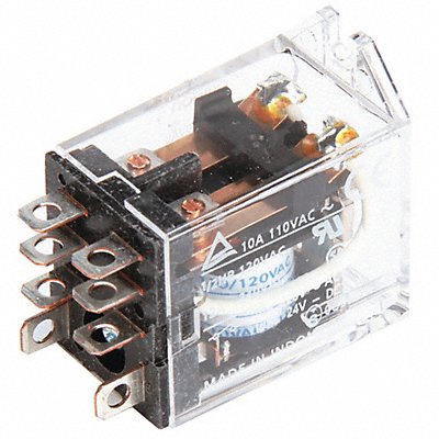 H8010 Flange Relay 24VAC 8 Pins 10A @ 120V AC