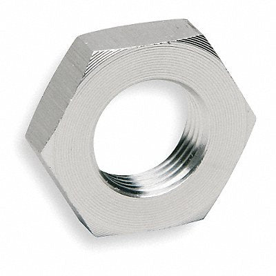 Lock Nut Silver Aluminum H  L  W