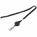 D0076 Flat Neck Cord and Reel Black